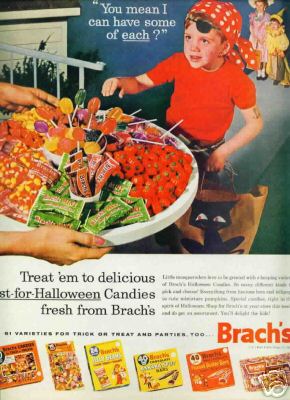 Advertisement for Brach's candies, October 12, 1962.